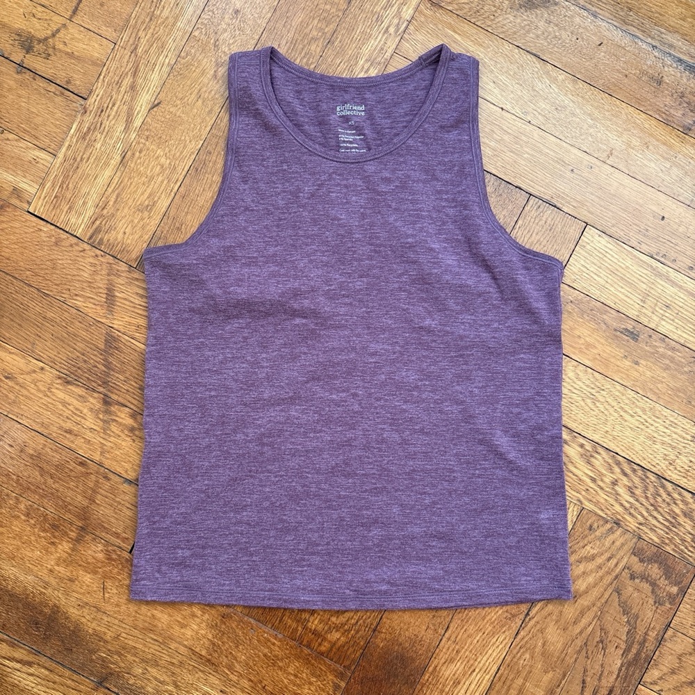 Girlfriend Collective ReSet Racerback Tank Purple XS